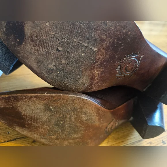 Charlie 1 Horse Leather Mules Size 7 - Picture 5 of 6